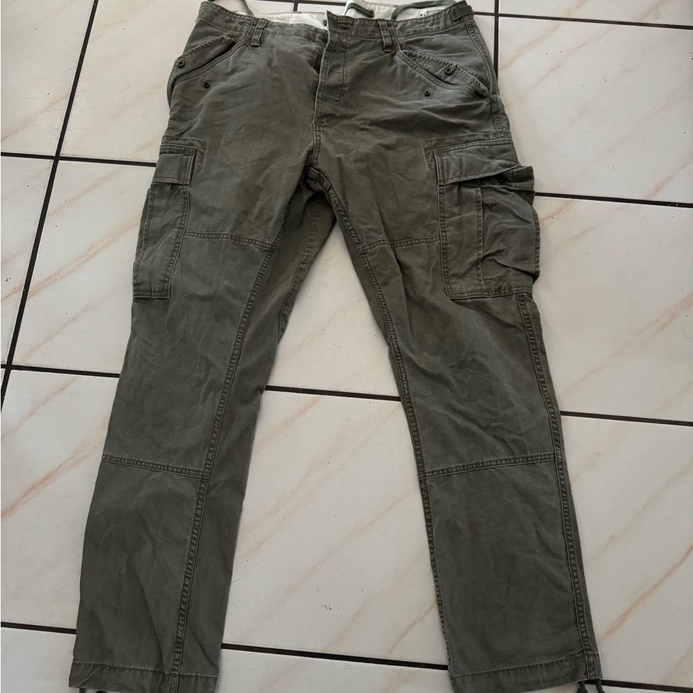 VINTAGE Polo Ralph Lauren Military Surplus Cargo Pants Olive Size 34
